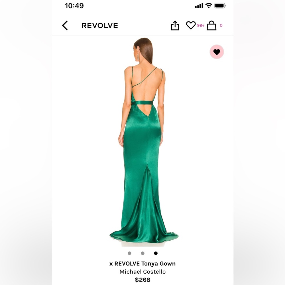Michael Costello x Revolve Tonja Gown *never worn*